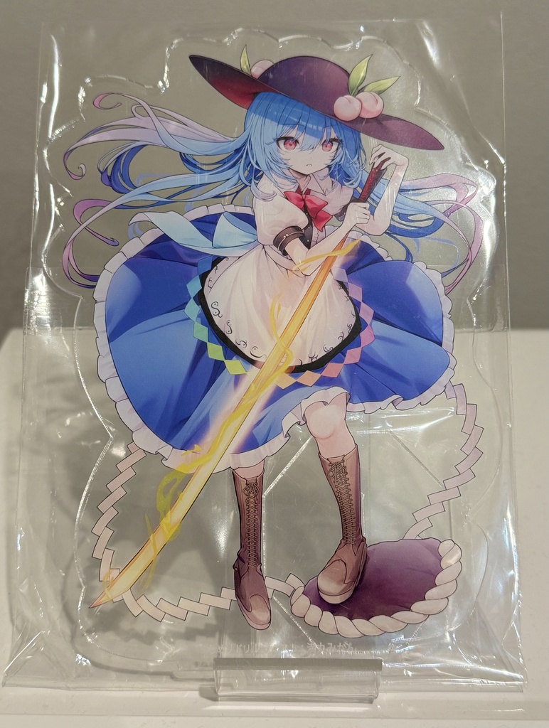 東方Project 比那名居天子C アクリルフィギュア(すなめりドリル)