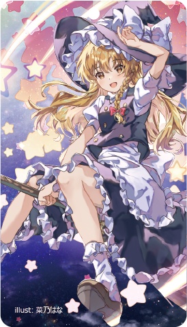 東方Project 霧雨魔理沙C アクリルキーホルダー(ハチワレキッド)