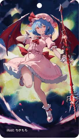 東方Project レミリア・スカーレットA アクリルキーホルダー(ハチワレキッド)