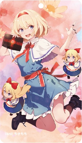 東方Project アリス・マーガトロイド アクリルキーホルダー(ハチワレキッド)