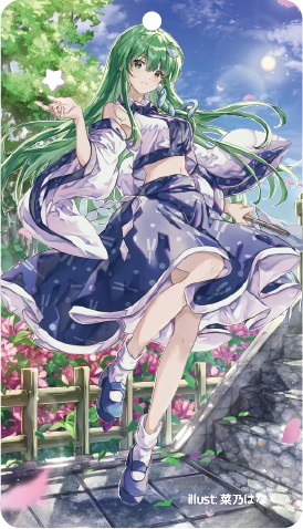 東方Project 東風谷早苗 アクリルキーホルダー(ハチワレキッド)