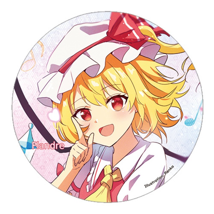 【痛バ応援SALE第二弾】東方Project フランドール・スカーレットC 缶バッジ(すなめりドリル)
