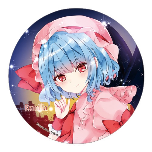 【痛バ応援SALE第三弾】東方Project レミリア・スカーレットD 缶バッジ(すなめりドリル)
