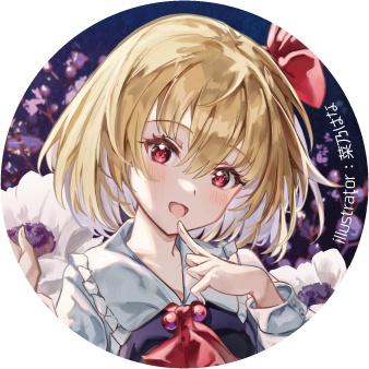 東方Project ルーミアB 缶バッジ(ハチワレキッド)