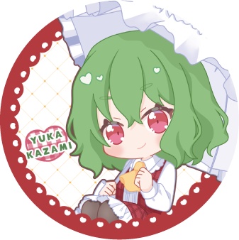 東方Project 風見幽香 缶バッジ(ハチワレキッド)