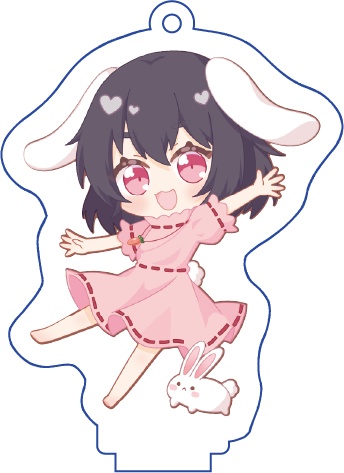 東方Project 因幡てゐ アクリルフィギュア(ハチワレキッド)