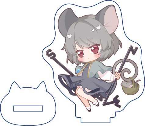 東方Project ナズーリン アクリルフィギュア(ハチワレキッド)