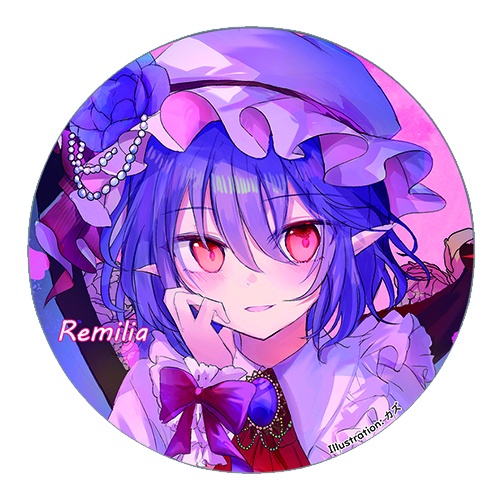 東方Project レミリア・スカーレットO 缶バッジ(すなめりドリル)