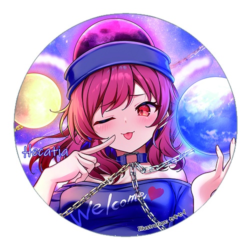 東方Project ヘカーティア・ラピスラズリA 缶バッジ(すなめりドリル)