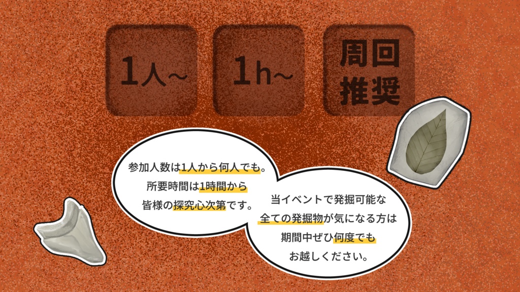 【CoC】化石とか発掘シミュレーション SPLL:E187472