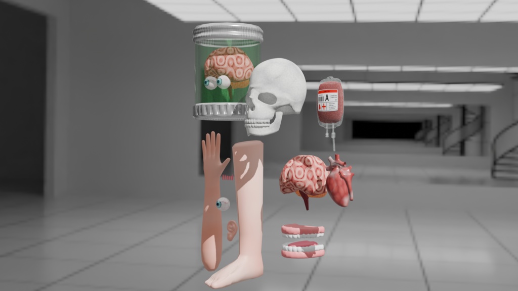 人体部品アセット【BodyPartsAsset】