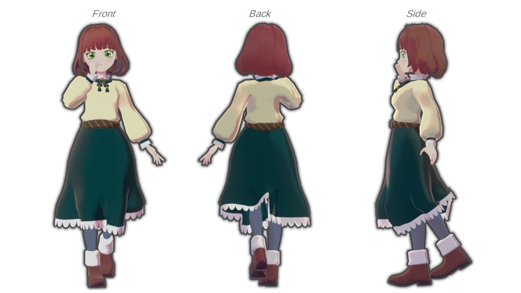 マロン Marron / オリジナル3Dモデル