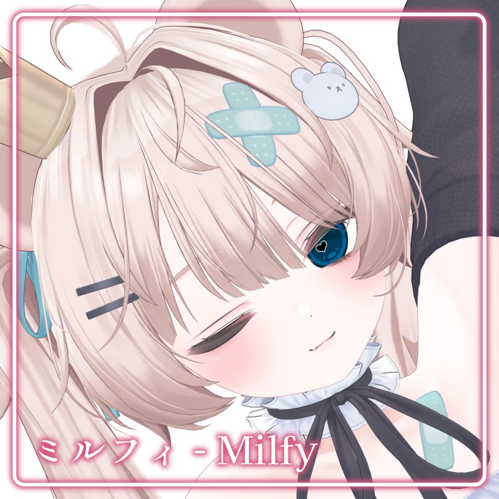 【ミルフィ&真冬対応記念SALE!】🖤HOLLOW_HEART🖤 — Eye Texture【7アバター対応】