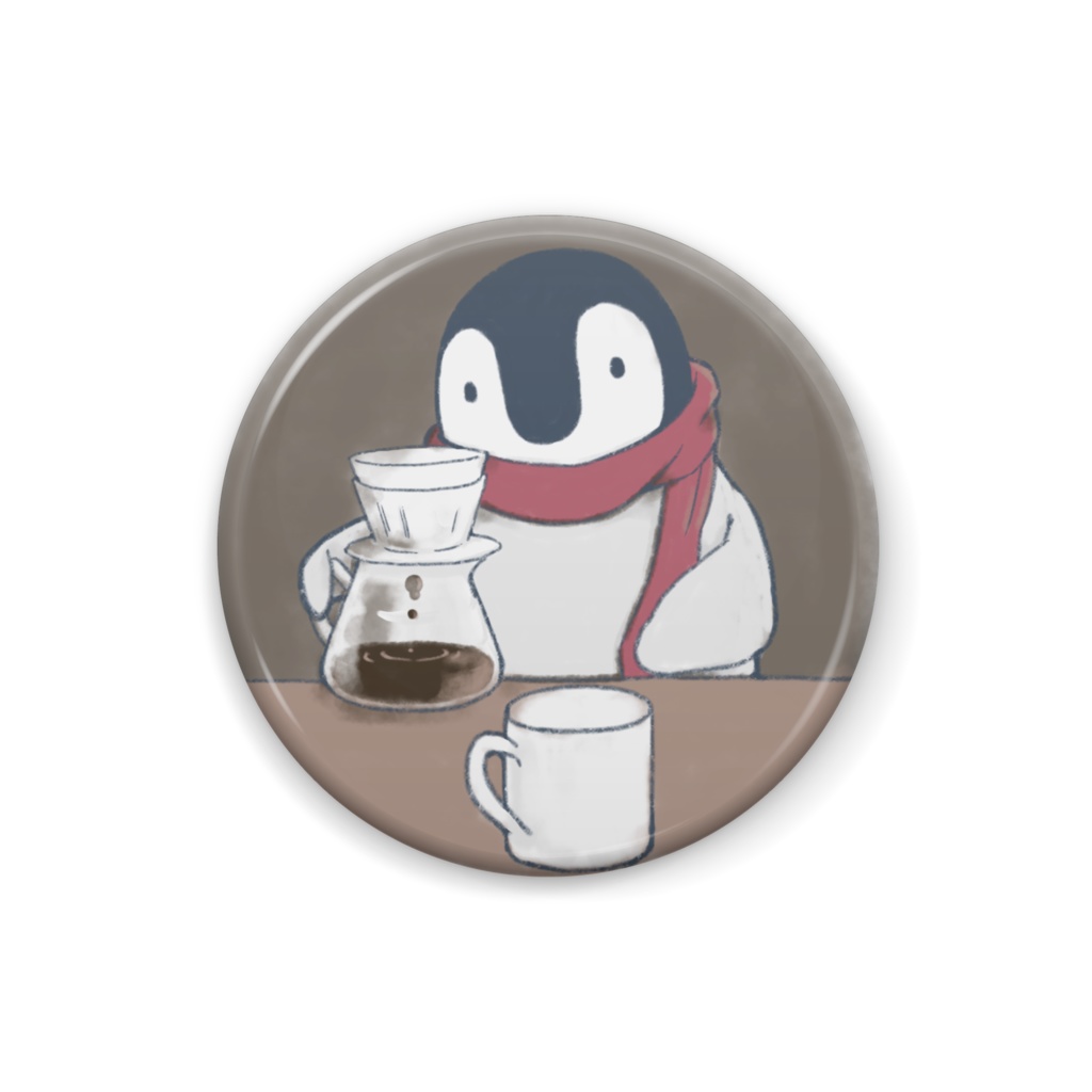 コーヒーいかが？な缶バッジ