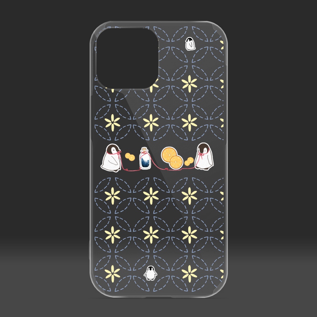 さりげなくぺんぎんなクリアiPhone13ケース