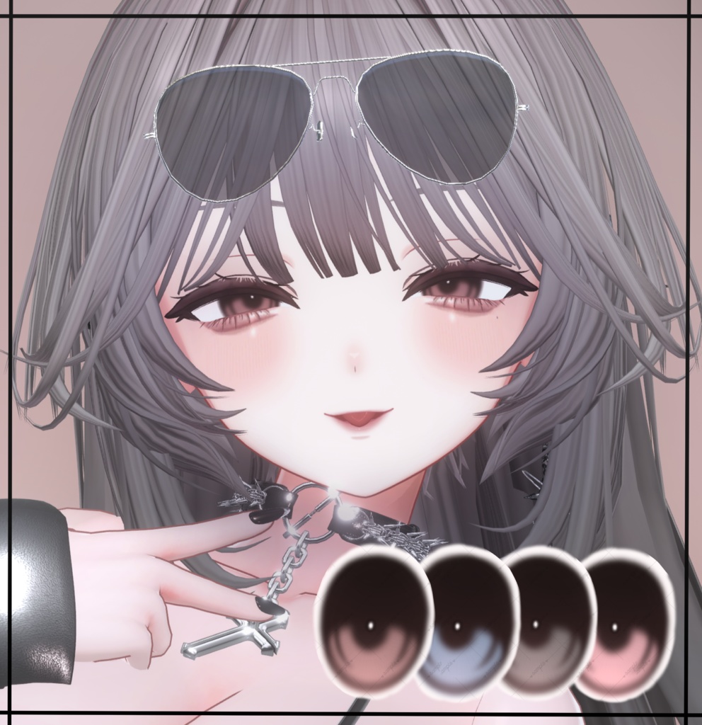 【ミルティナ/Milltina】モカムースメイク【Makeup & Eye texture + Face blendshape】