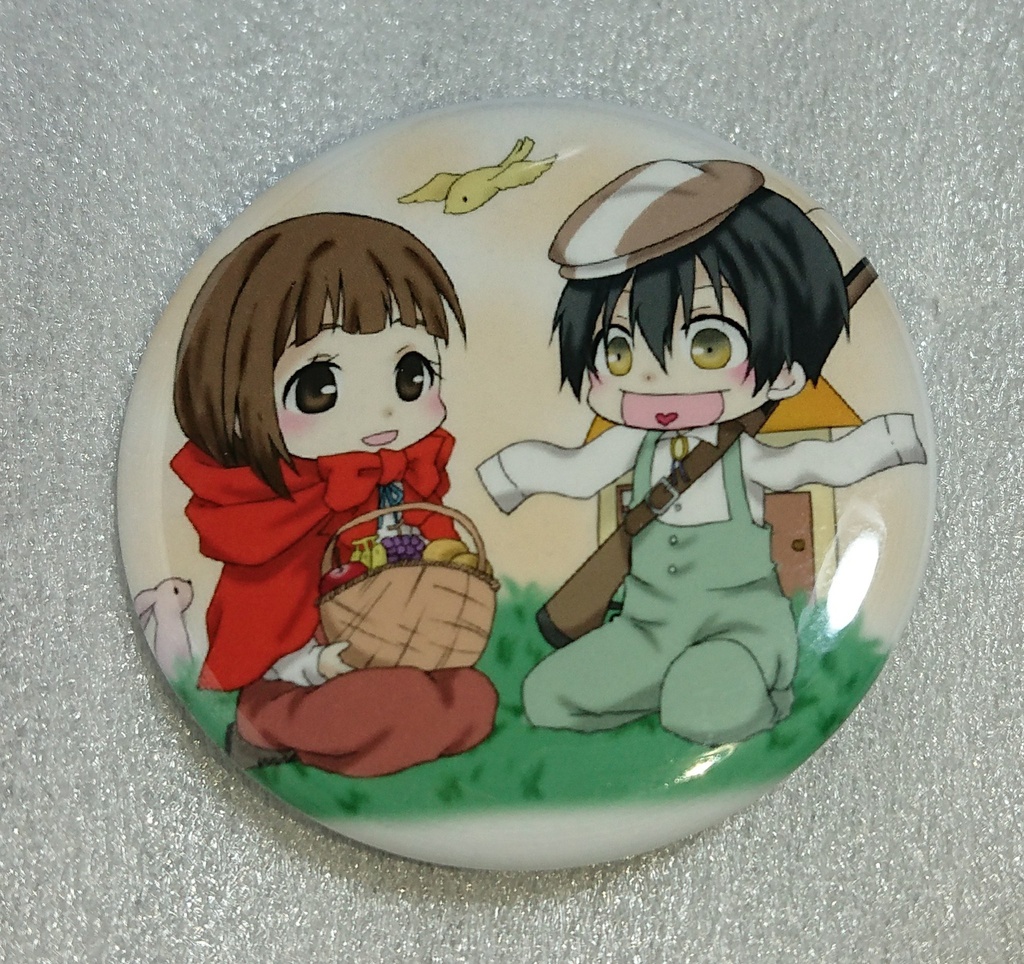 十カノ童話缶バッジ(赤ずきん)