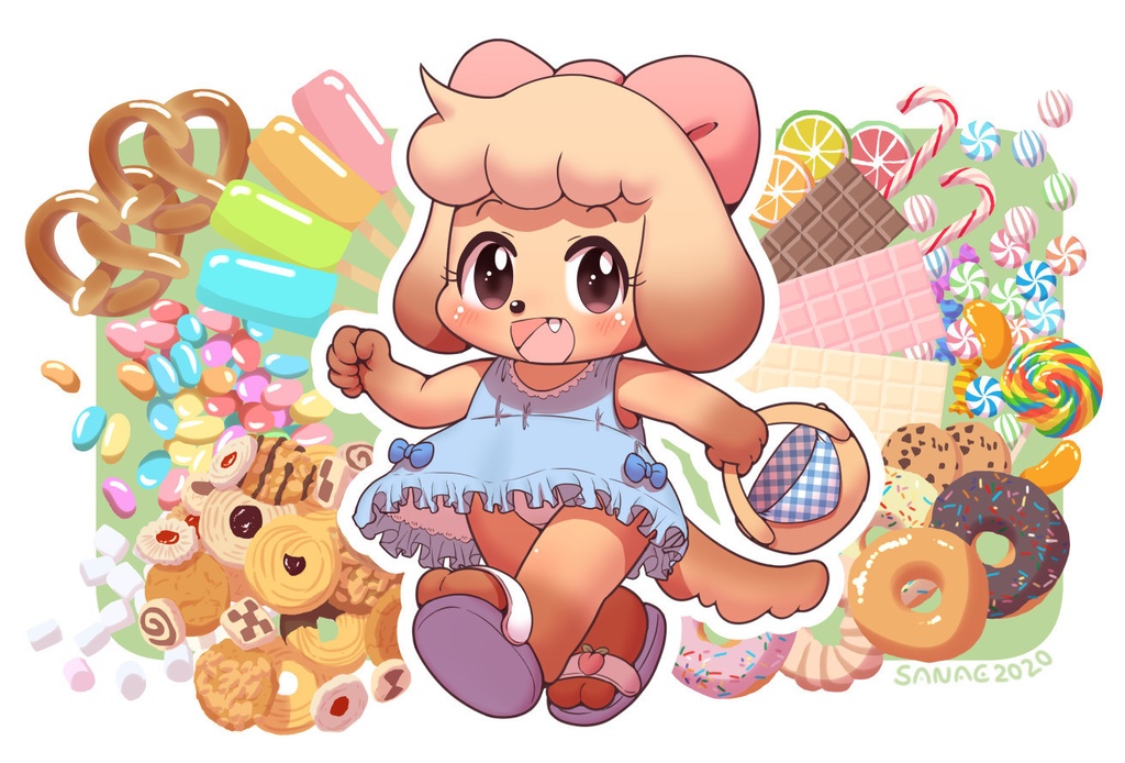 モモのコンビニトート Momo Shopping Tote Small