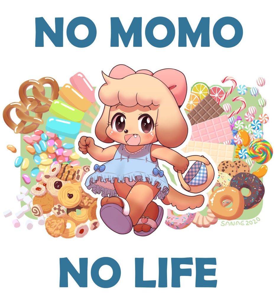 NO MOMO No LIFE Tee (Tシャツ)
