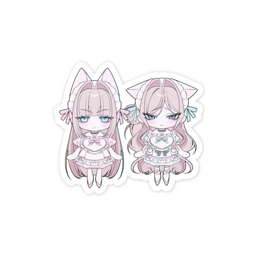 【スマホステッカー】＼mini／るるらら - ねこみみもーど