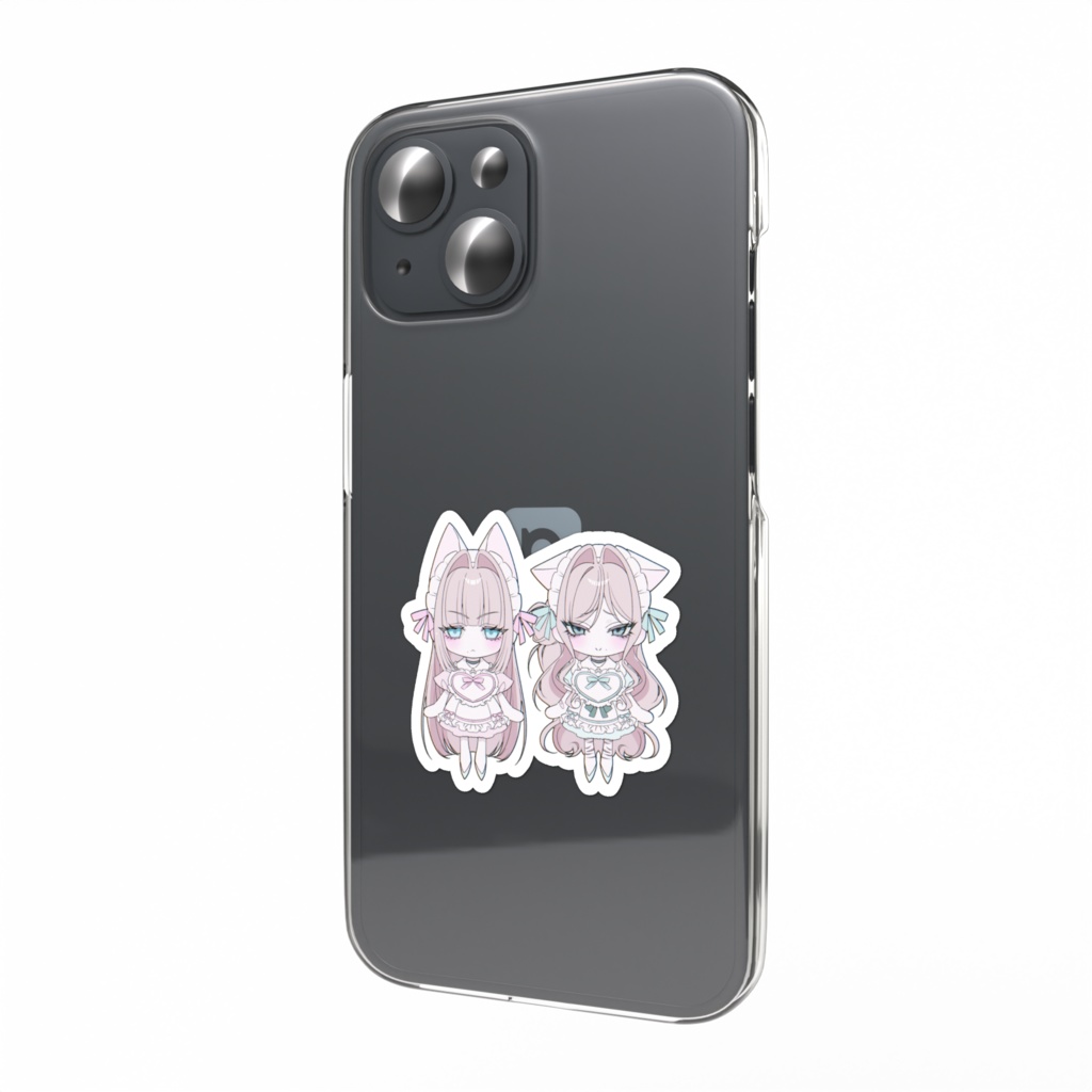 【スマホステッカー】\mini/るるらら - ねこみみもーど