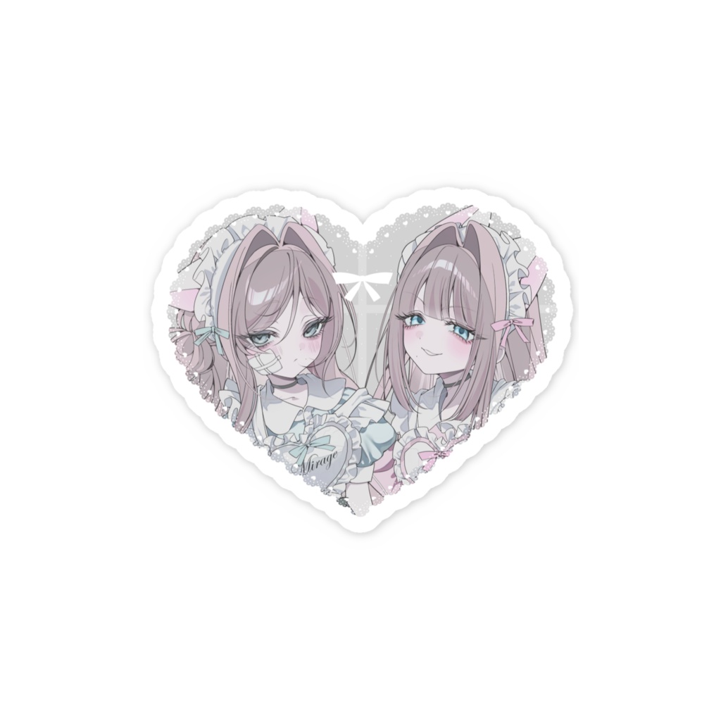 【スマホステッカー】るるらら - ねこみみもーど