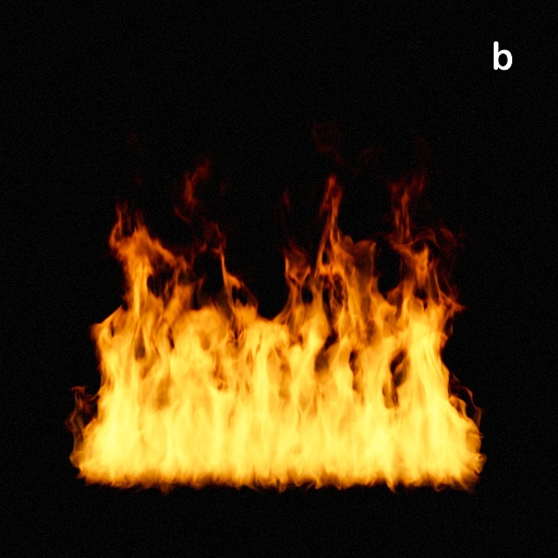 炎エフェクト素材