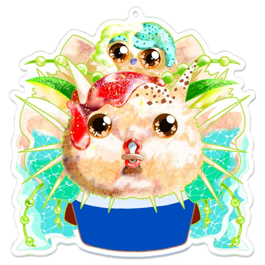 ハリセンアイスキーホルダー