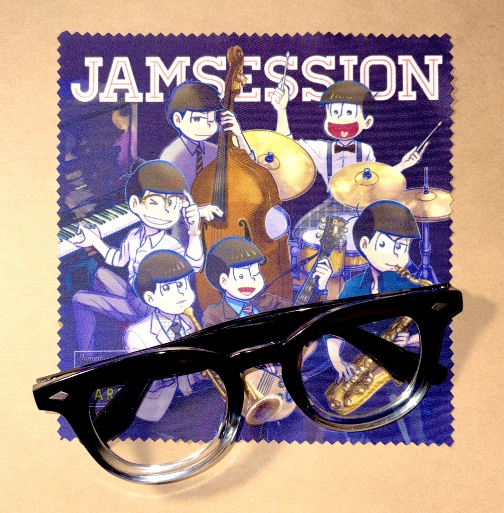 ジャムセッション松の眼鏡拭き（単品）