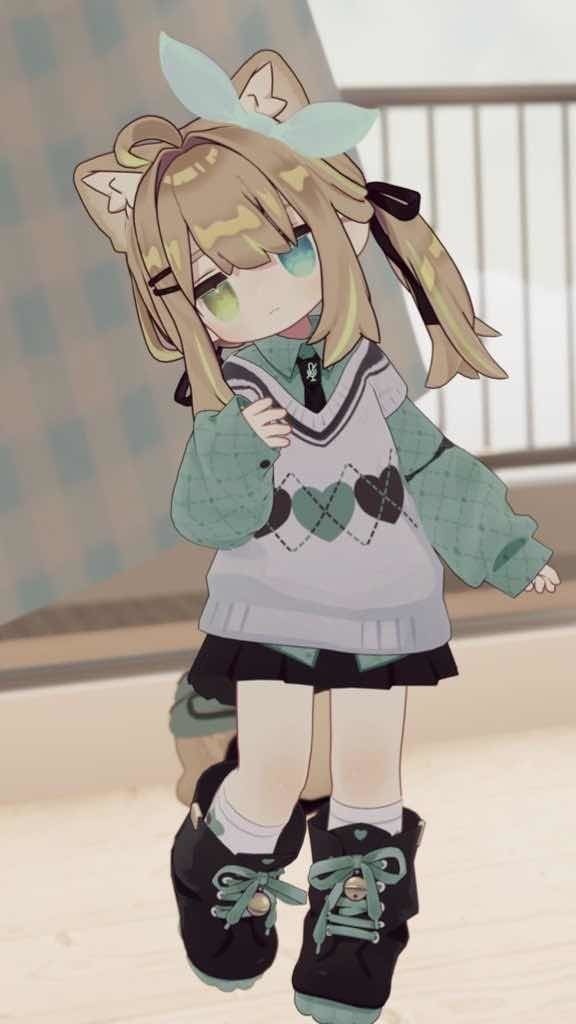 【VRChat想定アクセサリー】うさみみぼん!