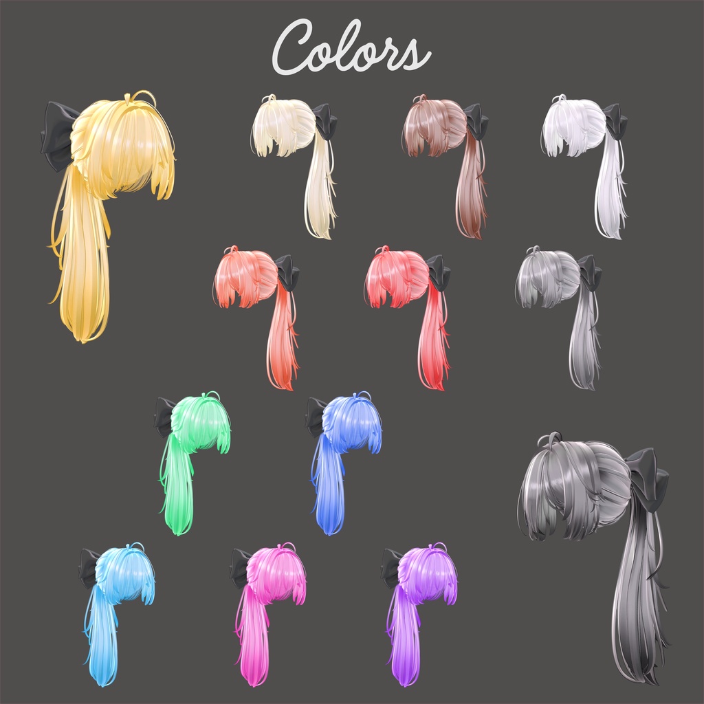 だるポニーテール&サイドテール