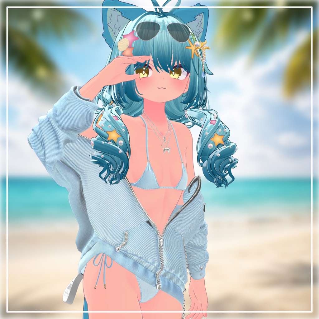 【124 Avatars】Shell Twintails Hair