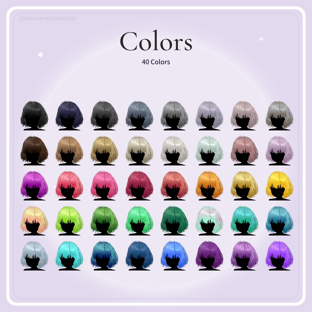 【SALE】Wavy Bob Hair【124 Avatars】