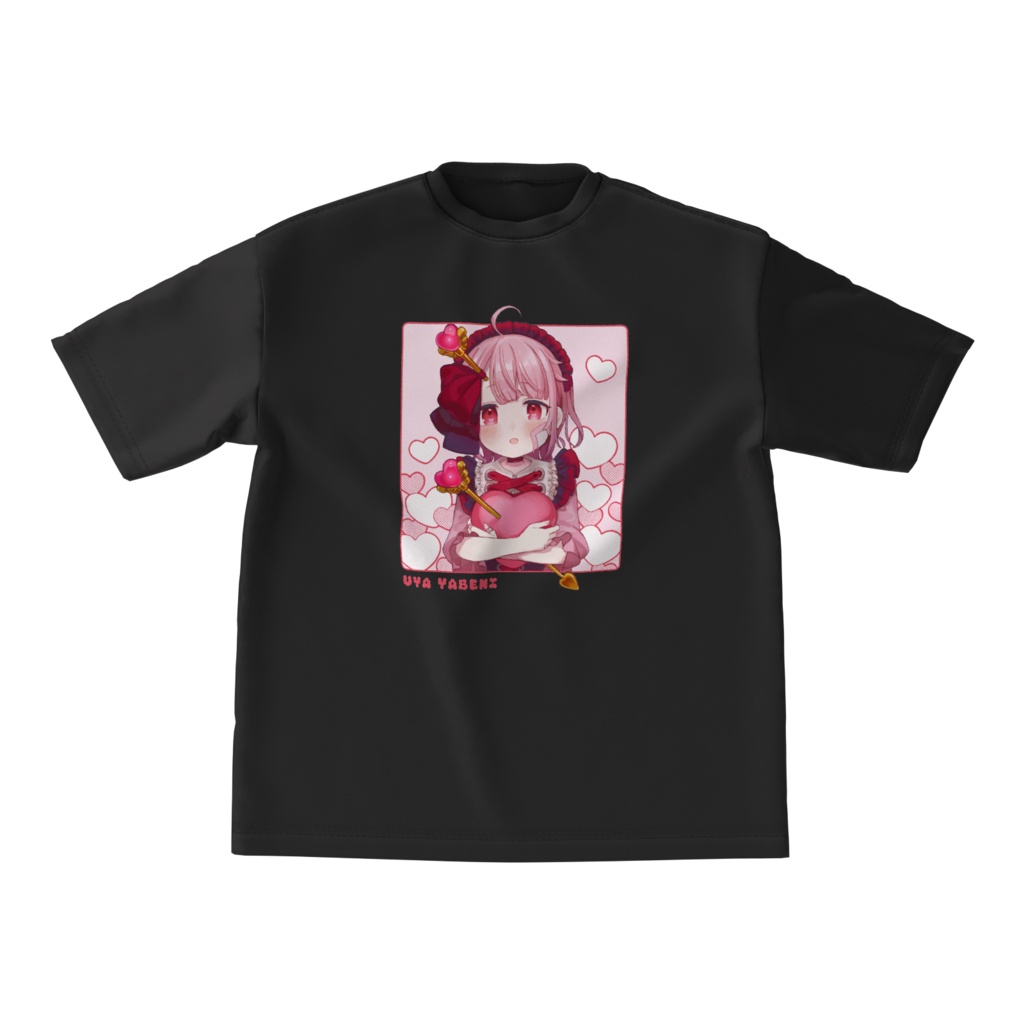 矢紅うやビッグシルエットTシャツ(デザインA)