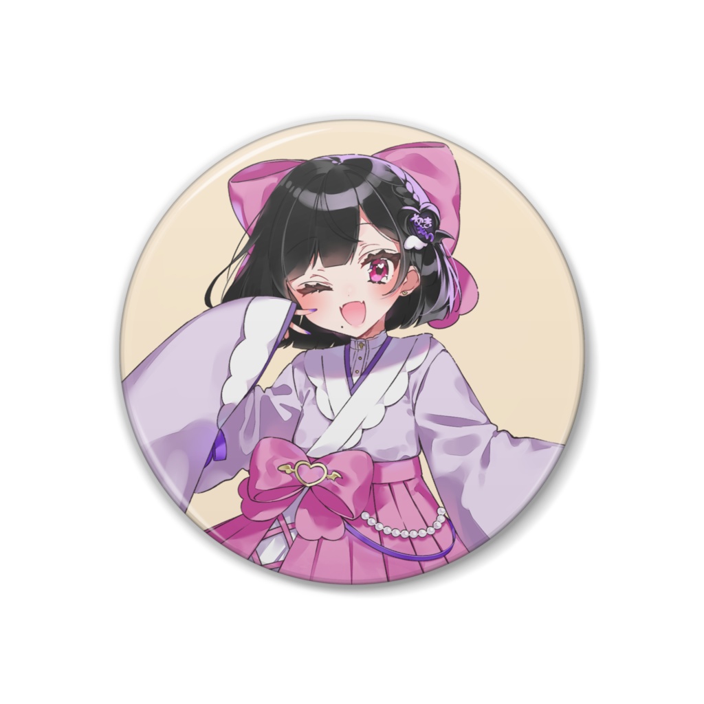 天守羽依2周年記念缶バッジ