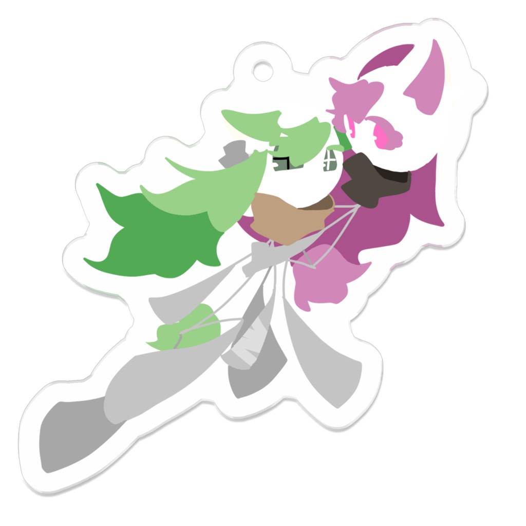 メイカちゃんとクレマちゃんのアクキー!