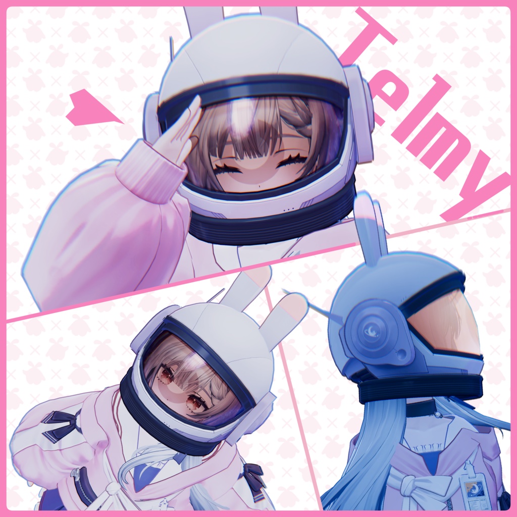 【セール中】【テルミ_Telmy専用】HelmetPlus【ヘルメット拡張アセット】