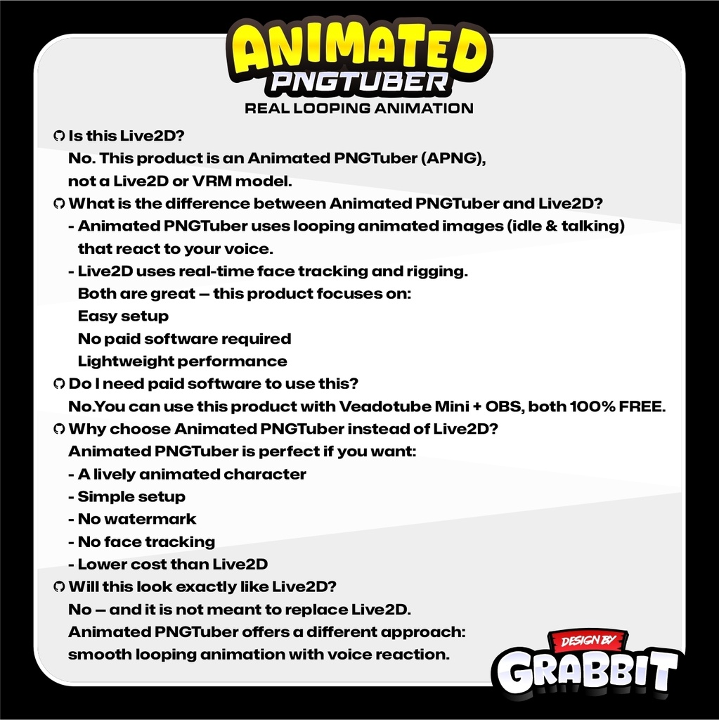 FREE! - Gothic Raven PNGtuber, 1 emotions, Veadotube Compatible