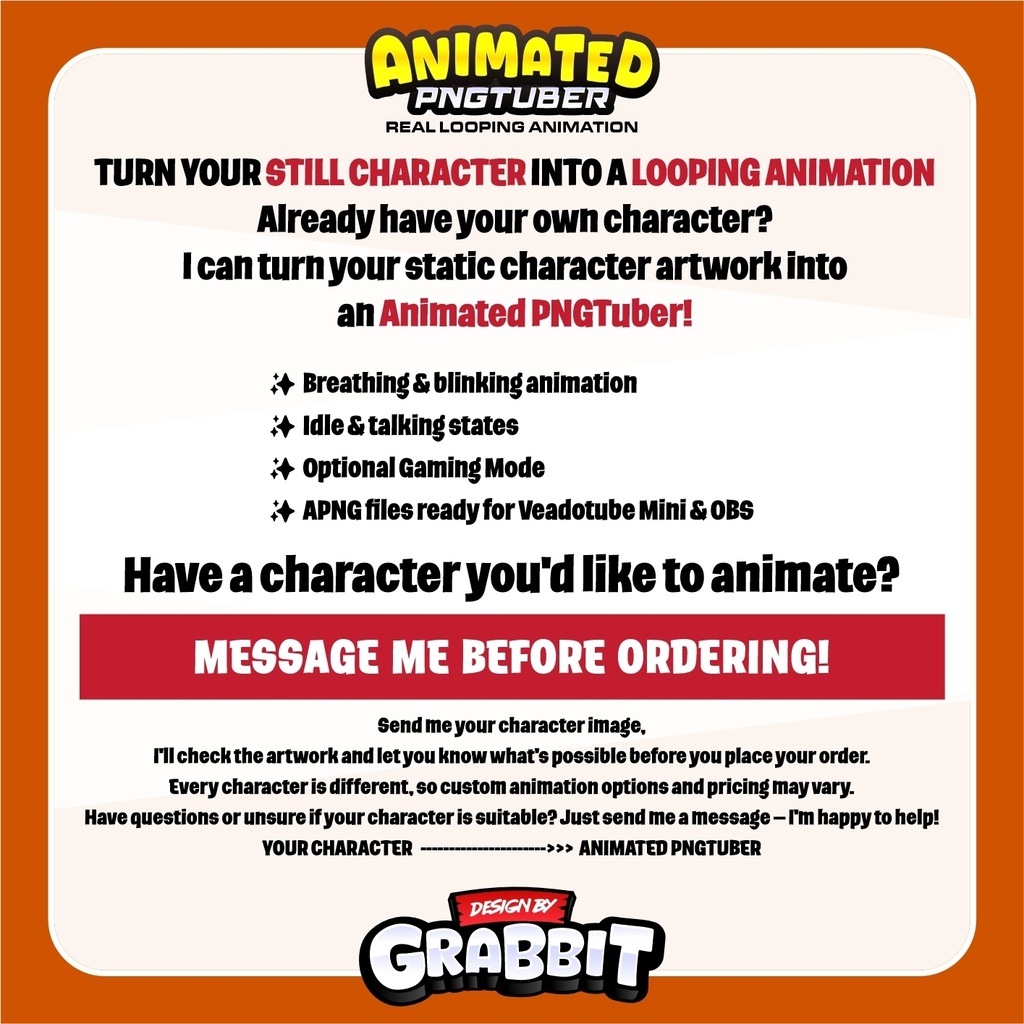 Halloween Animated PNG Tuber | Jack O Lantern VTuber Avatar | Neutral & Gaming APNG | Veadotube Mini Model | PNGTuber Halloween