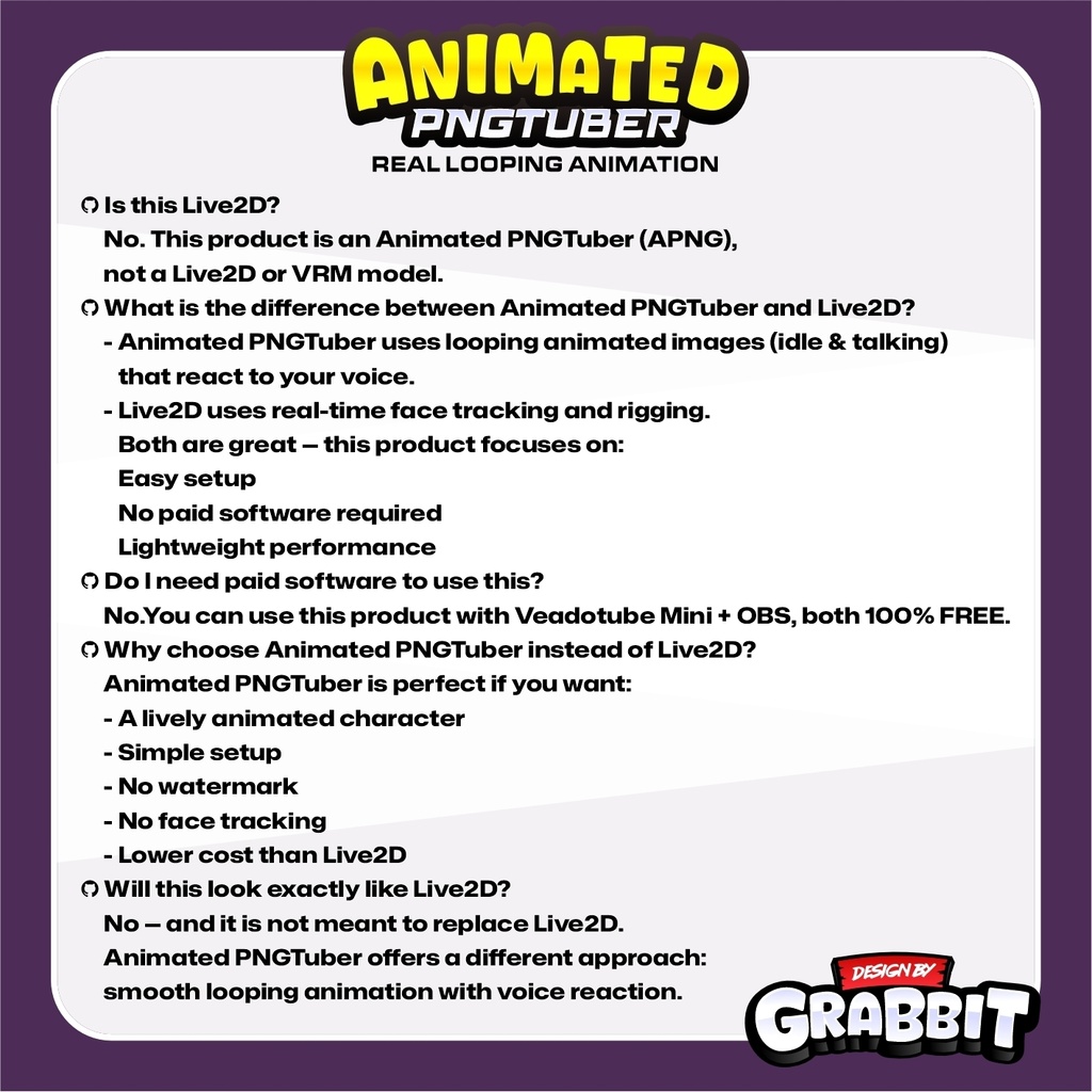 Animated Succubus PNGTuber, Purple Demon Girl APNG, Neon Green Anime Avatar, Gaming Streamer Model, Veadotube Mini