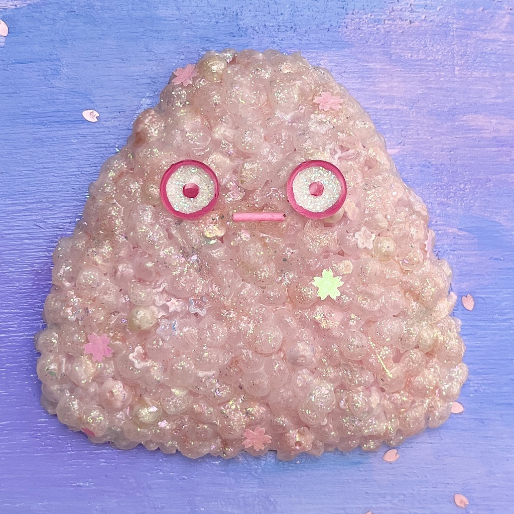 桜にぎり(半立体作品)