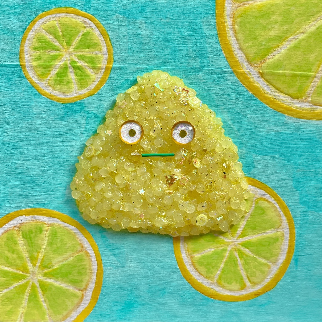 レモにぎり 小パネル作品