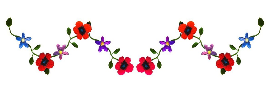 花柄刺繍マスキングテープ