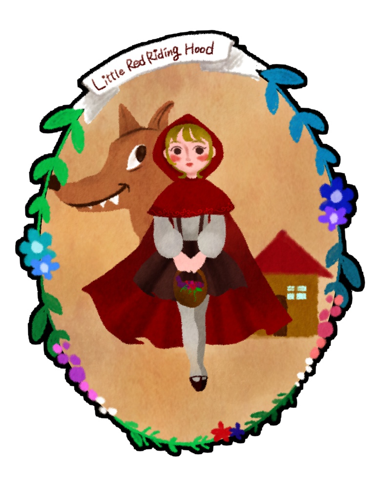 赤ずきんトートバッグ