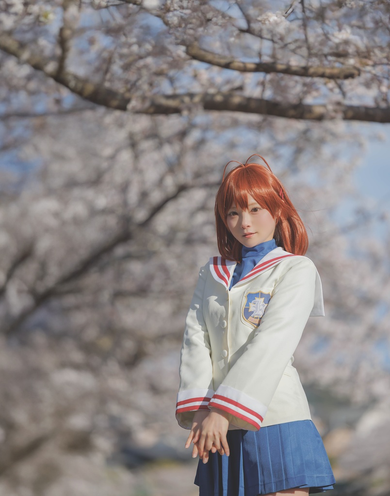 クラナド渚コスプレ写真集「さくら、そら、はれたれば」