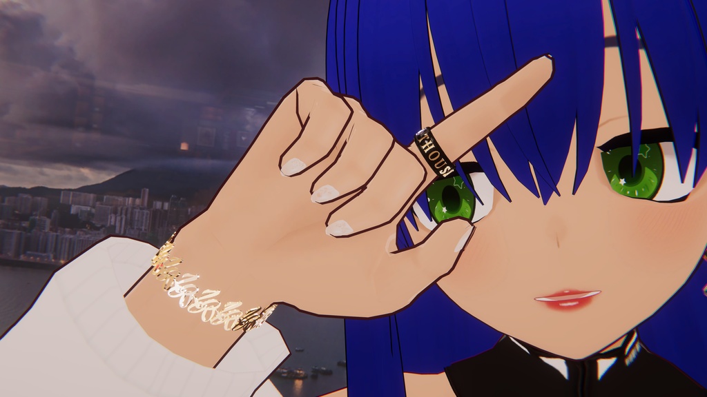 1000ロゴ 腕輪(bracelet)指輪(ring) (全アバター対応)【THOUSAND】