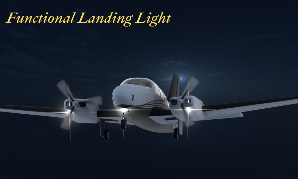 【VRChat想定】双発小型機 EP58 Baron