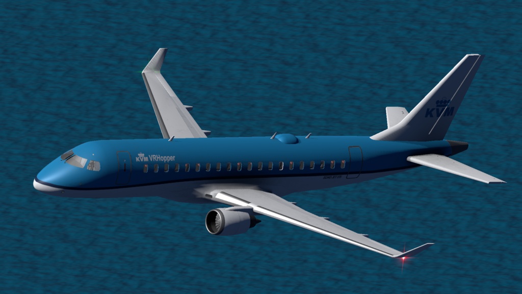 【VRChat想定】小型旅客機 EJ175
