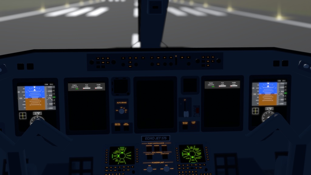【VRChat想定】小型旅客機 EJ175