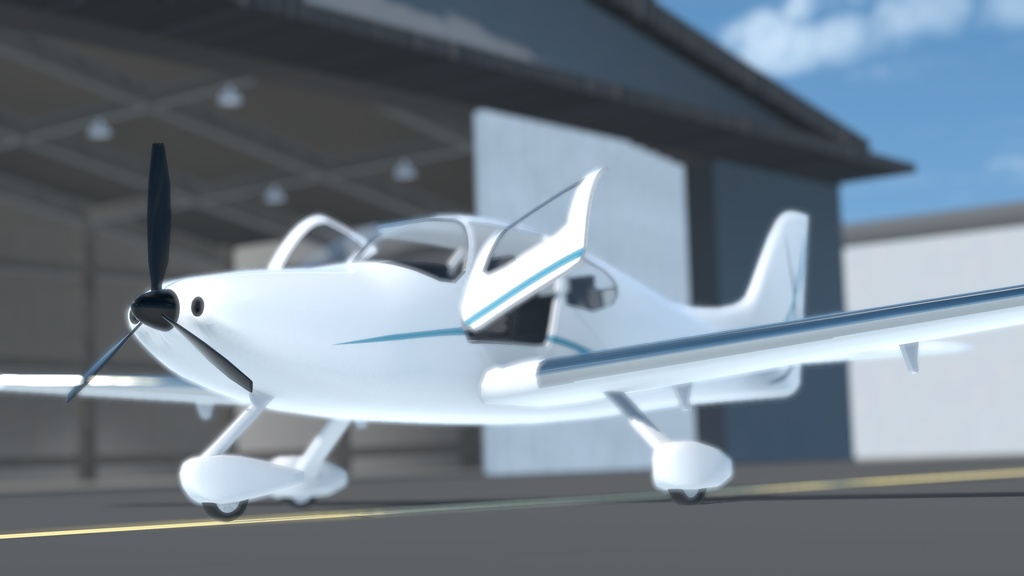 【VRChat想定】軽飛行機 EP22